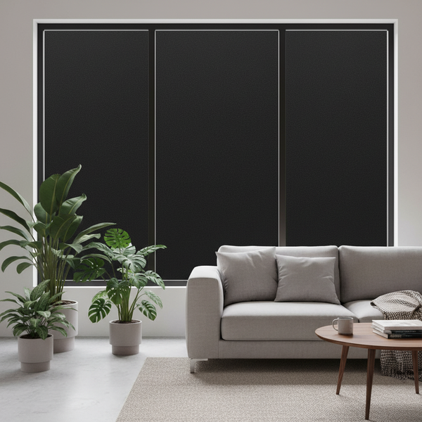 Verduisteringsfolie - Zwart - 120 x 300 cm - Zelfklevende Folie voor op het Raam - Complete Verduisteringsset - DYI