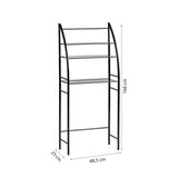 Wasmachine Ombouw - Zwart - Universeel - Wasmachine Organizer - Wasmachine Kast