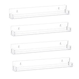 Nagellak houder - 4 stuks - Transparant - Houder voor Nagellak potjes - Nagellak organizer voor aan de Muur