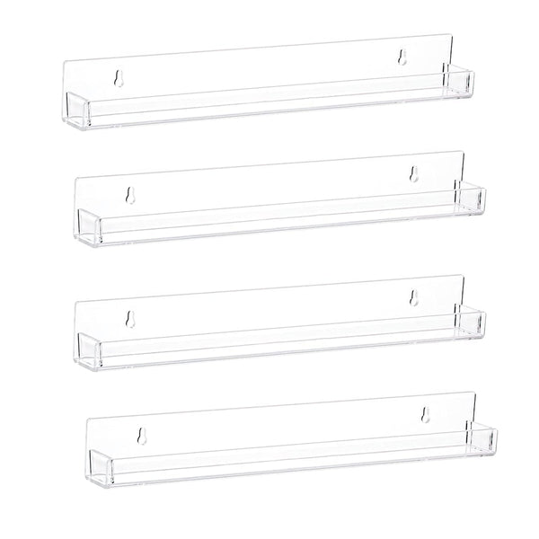 Nagellak houder - 4 stuks - Transparant - Houder voor Nagellak potjes - Nagellak organizer voor aan de Muur
