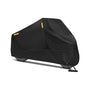 Motorhoes - Waterafstotend - 266,5x125x105 cm - Zwart met Reflectie - Motorhoes Waterdicht Buiten - Motorhoes Waterdicht