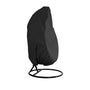 Beschermhoes Hangstoel Egg - Zwart - 190 x 115 cm - Waterproof - Universeel model - Hoes van Egg Chair - Waterdichte Beschermer voor Egg Stoel met Standaard