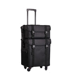 Pedicurekoffer met Wieltjes - Zwart - 60x41x30 cm - Pedicure case - Ambulante Pedicure Koffer
