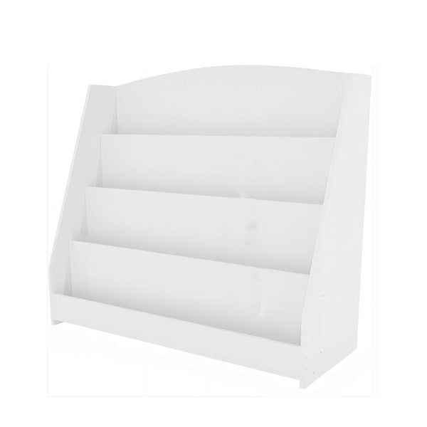 Kinderboekenkast - 88 x 80 x 30 cm - Wit - Hout - Kinderboekenrek - Boekenrek Kinderkamer