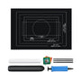 Puzzelmat - 150 cm x 100 cm - Zwart - Oprolbaar - Opvouwbare Puzzel mat - Puzzlemat