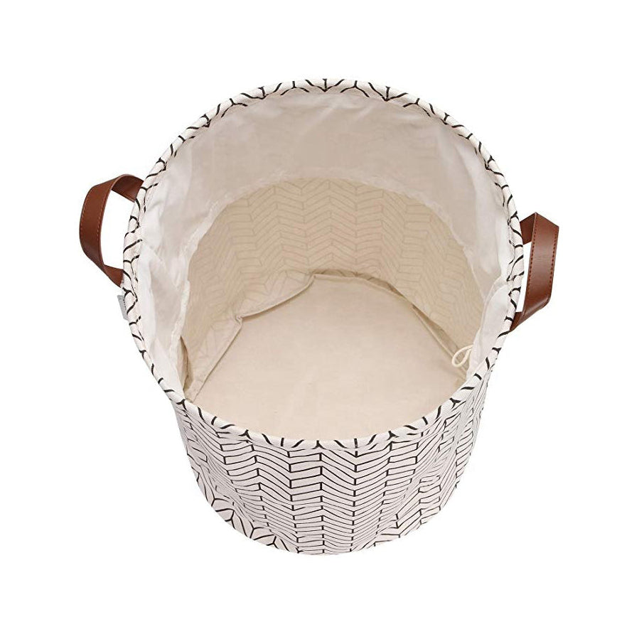 Wasmand - Opbergzak - 60L - Waterproof - Zwart-wit