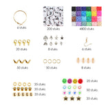 Polymeer Kralen Set - 5300 delig - Sieraden Makers - Zelf Sieraden Maken - Kralenset - Letterkralen