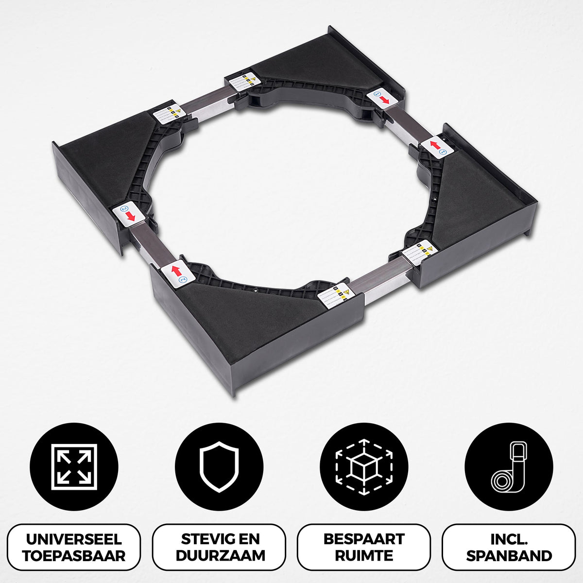 Wasmachine-droger tussenstuk