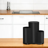 Keukengerei houder - Zwart - Kunststof - Messenhouder - Pollepel houder - Keuken Organizer - Aanrecht Organizer