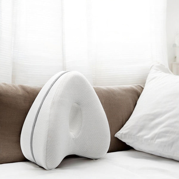 Kniekussen voor in Bed - Wit - Orthopedisch Kniekussen - Beenkussen - Zijslaapkussen - Zijslaap Kussen Voor In Bed - Heupklachten