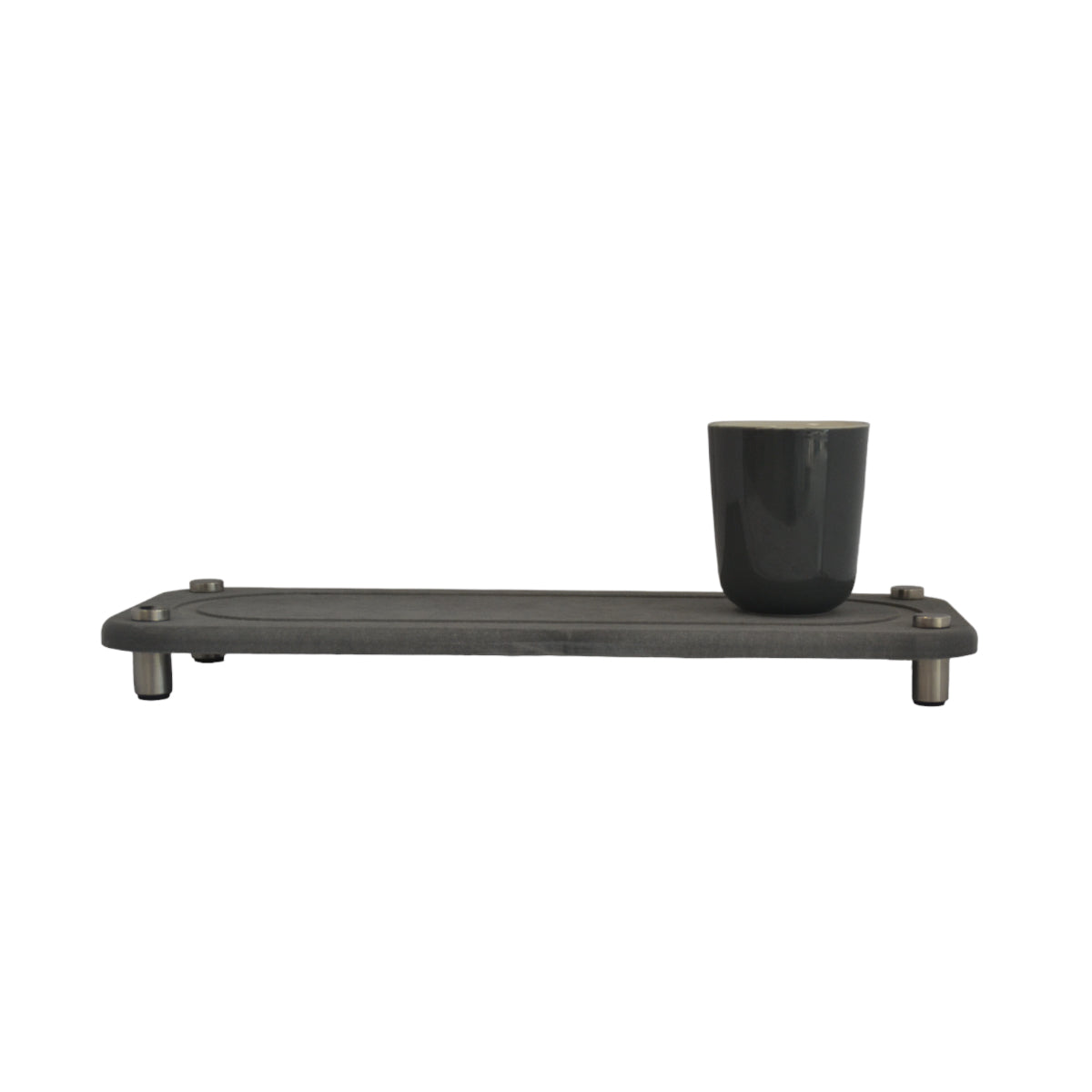 Sink Organizer - Grijs - 28 x 11 cm - Home Sink Organizer - Badkamerplankje - Gootsteen Organizer