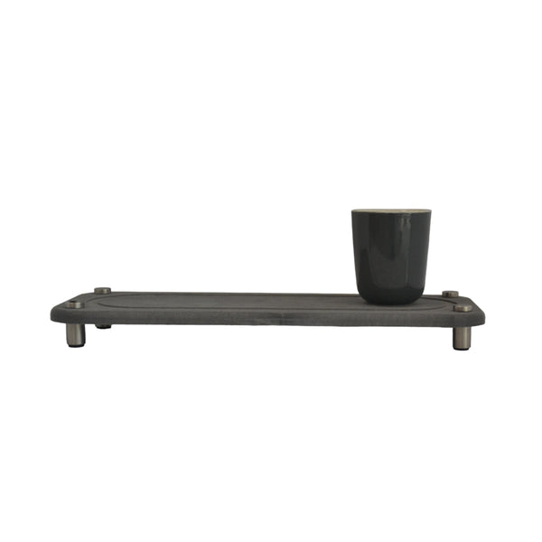 Sink Organizer - Grijs - 28 x 11 cm - Home Sink Organizer - Badkamerplankje - Gootsteen Organizer