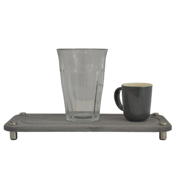 Sink Organizer - Grijs - 28 x 11 cm - Home Sink Organizer - Badkamerplankje - Gootsteen Organizer