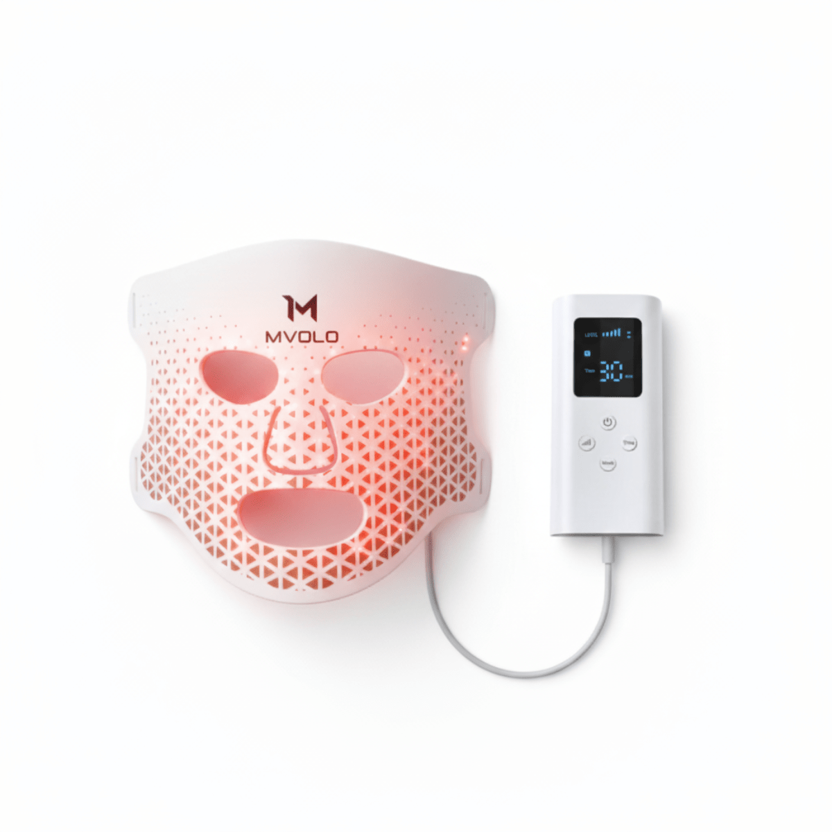 LED Face Mask + Halsmasker