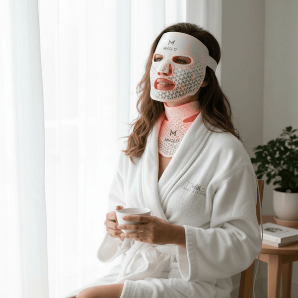 LED Face Mask + Halsmasker