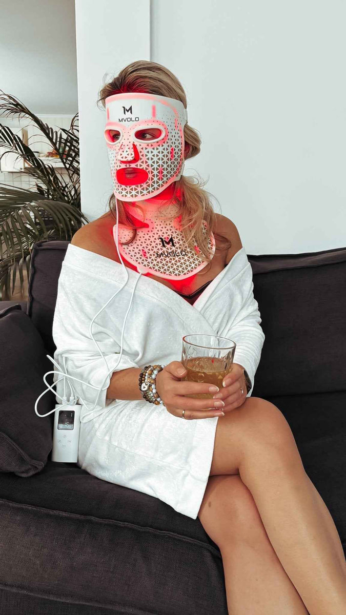 LED Face Mask + Halsmasker