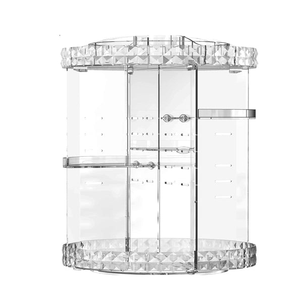 Make-up Organizer - Transparant - 360 Graden Draaibaar - Organiser voor Make-up - Nagellak - Lippenstift - Mascara - Makeup Organizer