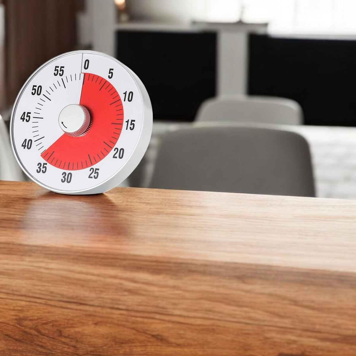 Leerklok rond - Timer Kind - Vergaderklok - Aftelklok