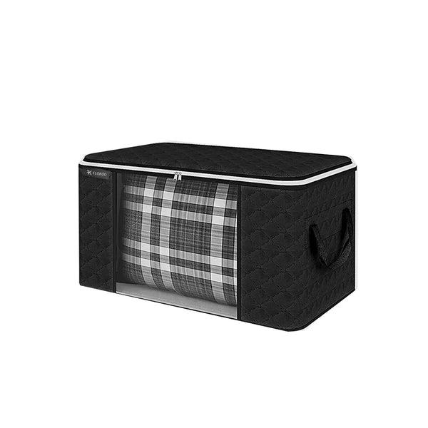Hoogwaardige Opbergtas voor Kleding - 4 Stuks - Zwart - Organizer voor Dekbed