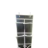 Schoenenkast Hangend - Schoenenzak 12 vakken - Opbergen van Schoenen aan Deur - Wit - Zwart