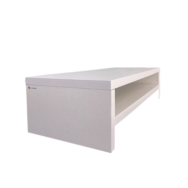 Monitorstandaard 2 Laags - 50cm x 20cm x 12cm - Wit
