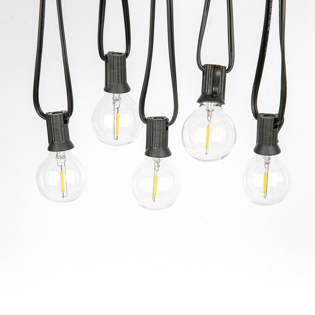 Prikkabel Buiten 15,3 Meter – 25 LED Lampen – Koppelbare Lichtsnoer Buiten – Waterdichte Tuinverlichting – Warm Wit – Sfeerverlichting voor Tuin, Balkon, Terras & Overkapping