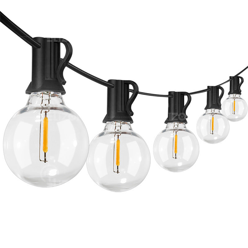 Prikkabel Buiten 15,3 Meter – 25 LED Lampen – Koppelbare Lichtsnoer Buiten – Waterdichte Tuinverlichting – Warm Wit – Sfeerverlichting voor Tuin, Balkon, Terras & Overkapping