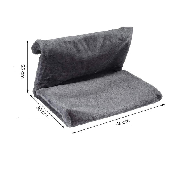 Kattenmand Radiator - Grijs - Tot 5 KG - Hangende Kattenmand voor aan de Verwarming - Kattenhangmat
