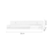 LP houder - 6 stuks - Transparant - Houder voorLP's - LP organizer voor aan de Muur