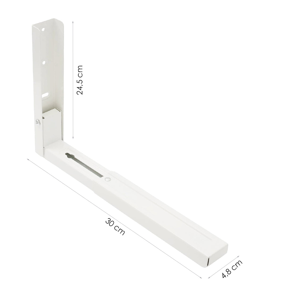 Magnetron Beugel - 2 Stuks - Wit - Verstelbare Muurbeugel Magnetron - Microwave Holder