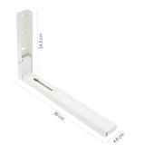 Magnetron Beugel - 2 Stuks - Wit - Verstelbare Muurbeugel Magnetron - Microwave Holder