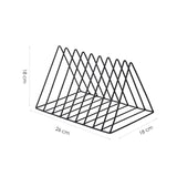 LP Opbergsysteem - Zwart - LP Kast - LP Houder - Lp Opbergrek - Langspeelplaat Organizer - Elpee Opbergsysteem