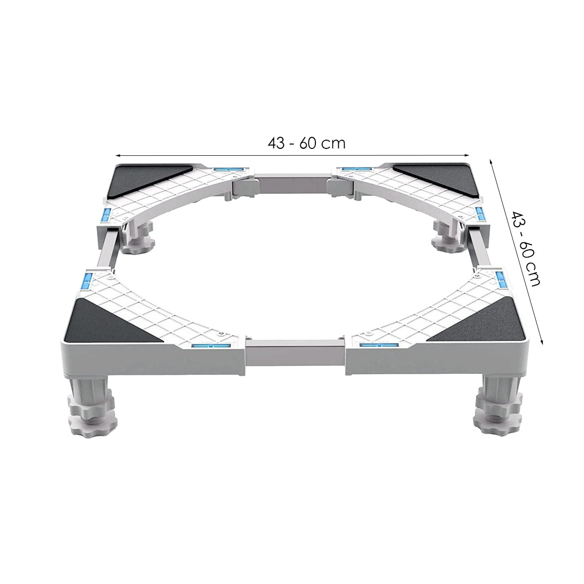Wasmachine verhoger - Verstelbaar - Universeel - Transportroller - Wasmachine Ombouw - Wasmachinehouder - Wasmachine verhoger