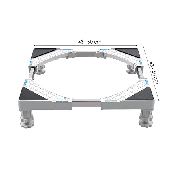 Wasmachine verhoger - Verstelbaar - Universeel - Transportroller - Wasmachine Ombouw - Wasmachinehouder - Wasmachine verhoger