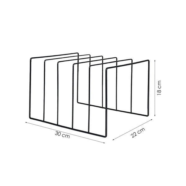 LP Opbergsysteem - Zwart - LP Kast - LP Houder - Lp Opbergrek - Langspeelplaat Organizer - Elpee Opbergsysteem