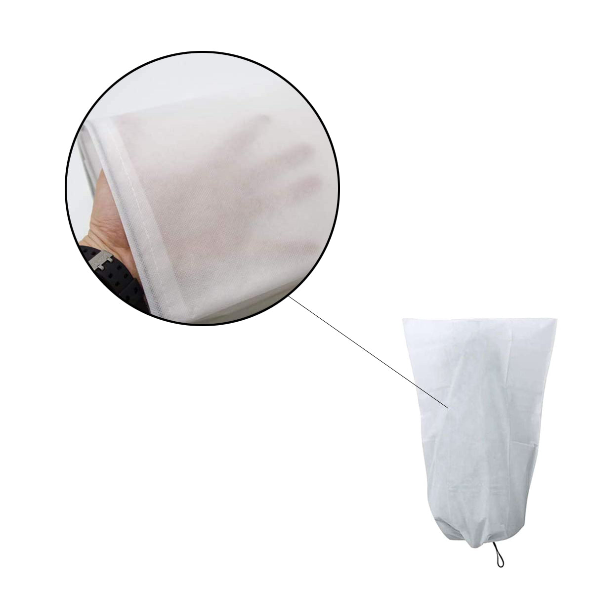 Plantenhoes set - Beschermhoezen voor de planten - 3 stuks - Vorstbeschermer - 120 x 80 cm