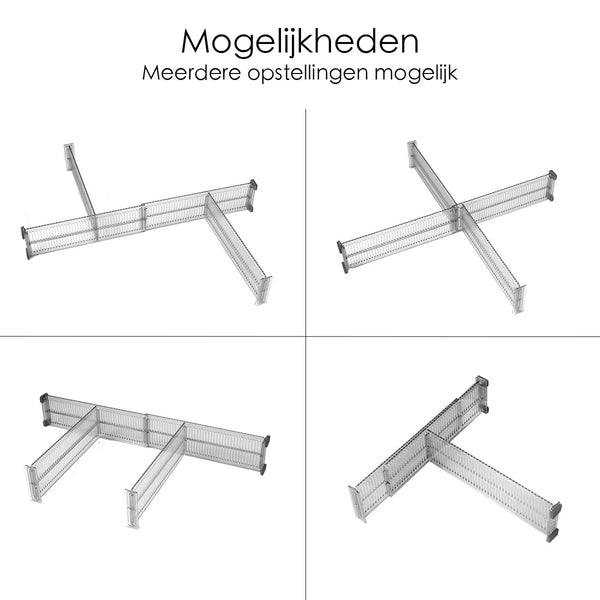 Lade Organizer - 2 Stuks - Transparant