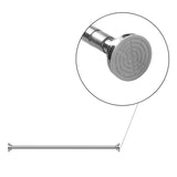 Douchestang Uitschuifbaar - Zilver - 66 cm tot 99 cm - Universeel - Douchestang zonder Boren - Douchestang Verstelbaar