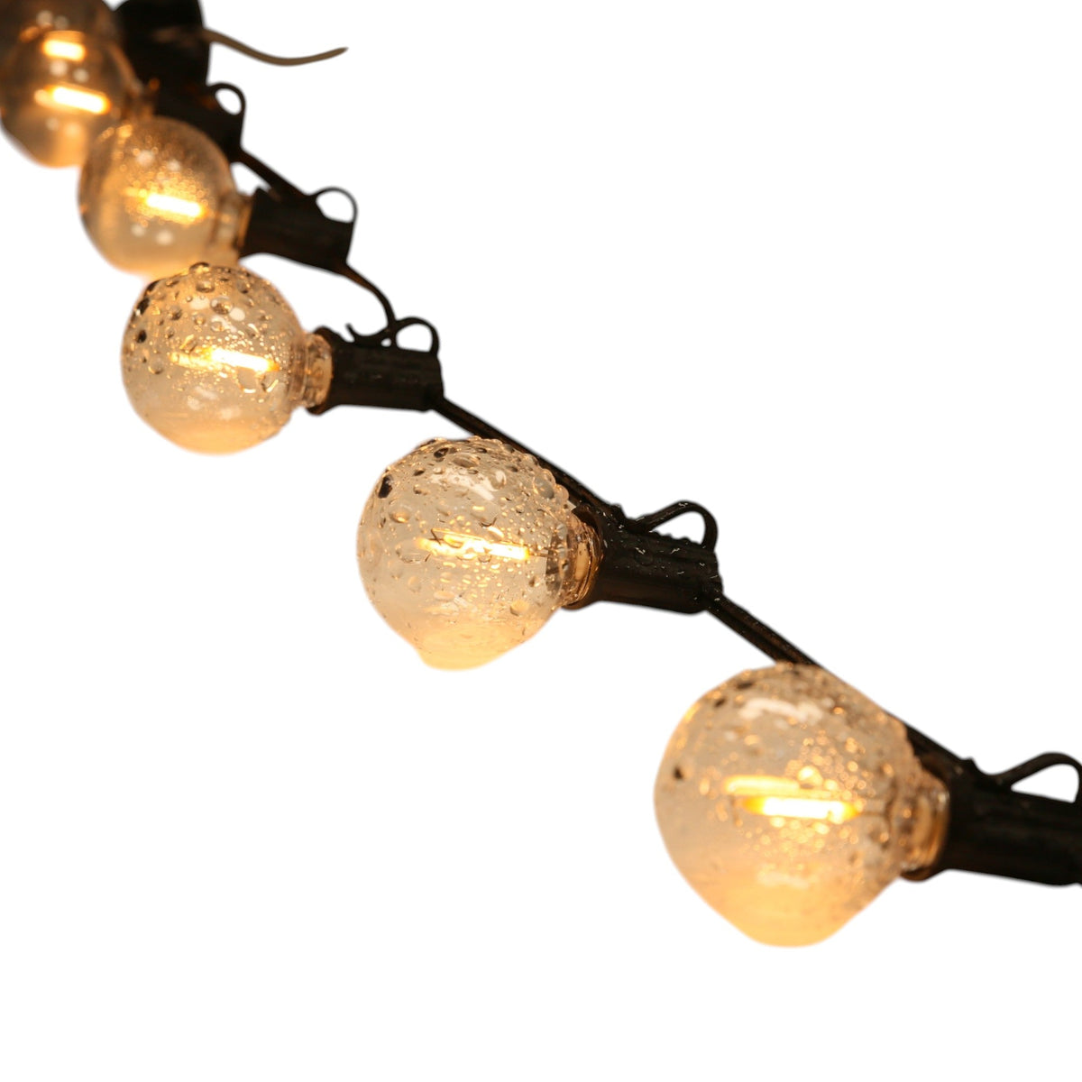 Prikkabel Buiten 15,3 Meter – 25 LED Lampen – Koppelbare Lichtsnoer Buiten – Waterdichte Tuinverlichting – Warm Wit – Sfeerverlichting voor Tuin, Balkon, Terras & Overkapping