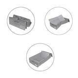 Bed Organizer met verharde bodem - 2 stuks - Ruime Opbergzakken voor Kleding en Dekbedden - Grijs - Opbergtassen voor onder je Bed