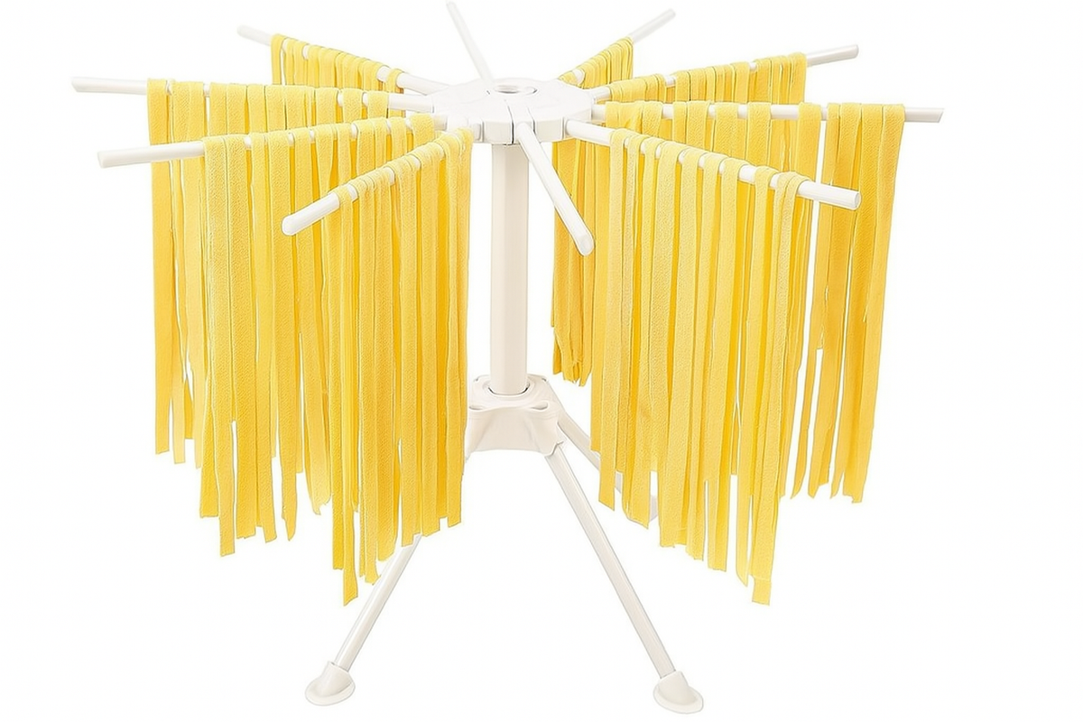 Pasta Droogrek - Wit - Inklapbaar - Pastadroogrek - Pastadroger - Pasta Rek