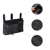 Bedside opslag zwart - Opbergzak voor naast bed - Bedside Pocket - Bed Organizer - 50,8 x 10,1 x 30,5 cm