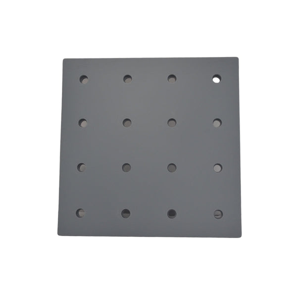 Wandplank Zelfklevend - 22 cm x 22cm - Verstelbaar - Grijs - Zelf Samen te Stellen