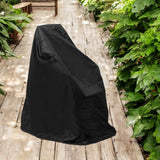 Rolstoel afdekhoes - Zwart - Beschermingshoes voor Rolstoel - 130 x 114 x 76 cm - Regenhoes