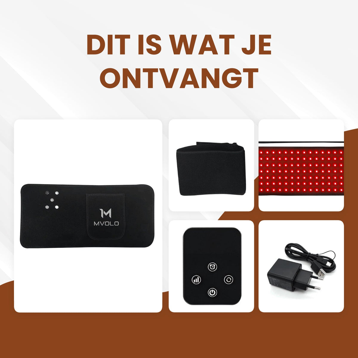 Roodlichttherapie Rugband voor Effectieve Pijnverlichting