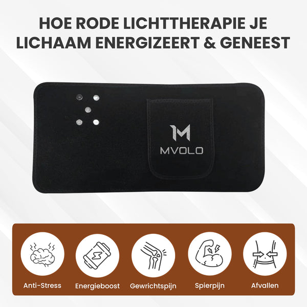 Roodlichttherapie Rugband voor Effectieve Pijnverlichting