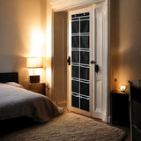 Schoenenkast Hangend - Schoenenzak 12 vakken - Opbergen van Schoenen aan Deur - Wit - Zwart