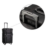 Pedicurekoffer met Wieltjes - Zwart - 60x41x30 cm - Pedicure case - Ambulante Pedicure Koffer
