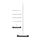 Vloerwisser met Lange steel - 125 cm - Wit - Vloertrekker met Verstelbare steel