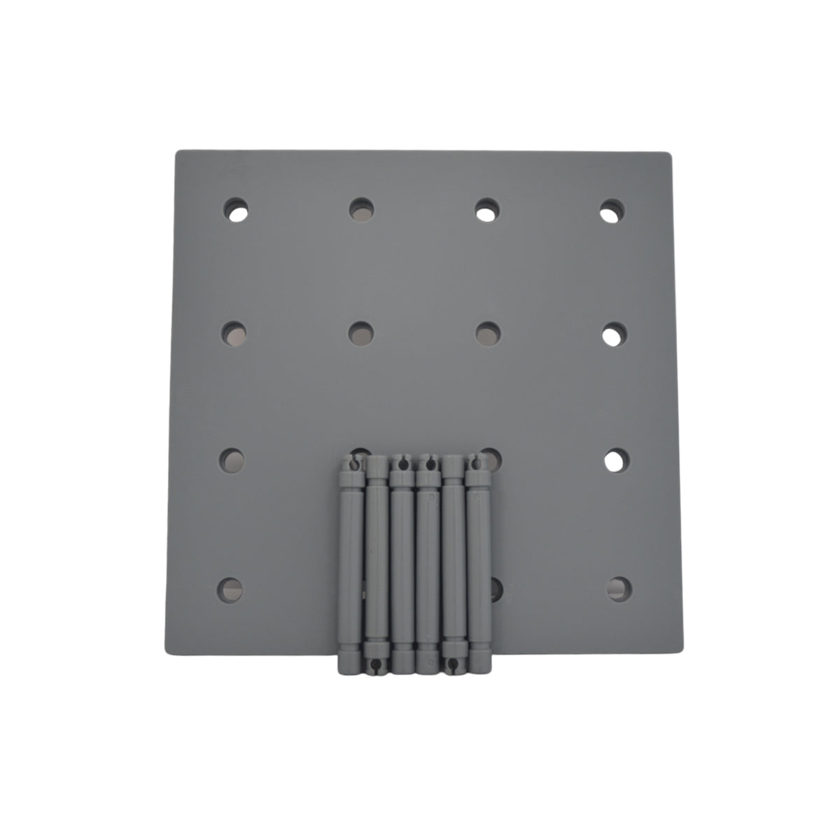 Wandplank Zelfklevend - 22 cm x 22cm - Verstelbaar - Grijs - Zelf Samen te Stellen